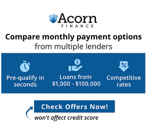 acorn finance payment options